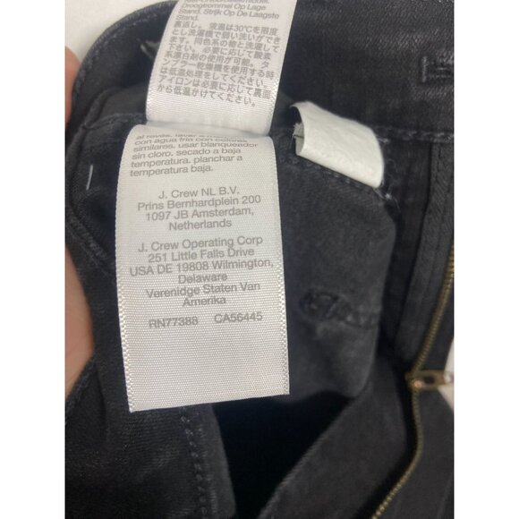 Madewell Womens 10" High-Rise Skinny Jeans Size 26 Black Denim - Picture 13 of 14